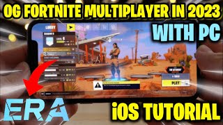 How to play OG Fortnite Multiplayer in 2023 on iOS Project Era Sideloadly Tutorial [upl. by Coleville]