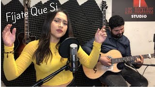 Fíjate Que Si  Edwin Luna y La Trakalosa de Monterrey  Jessica Ballesteros cover [upl. by Eelyac891]