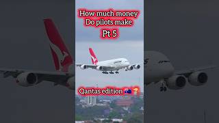 This is how much money Qantas pilot make per year 😮 aviation avgeek shorts [upl. by Noiramed]