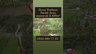 ✅️ eymenemlak ⚡️ gerze ⚡️ sinop ⚡️Yenikent satılık 3400m² deniz manzaralı [upl. by Nebur]