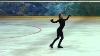 00922 Russian test skate 07 09 2014 Yulia Lipnitskaya SP [upl. by Siulesoj]