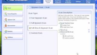 Spyware Terminator Detection and Removal Review Part 1 [upl. by Bond]