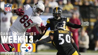 Arizona Cardinals vs Pittsburgh Steelers  2023 Week 13 Game Highlights [upl. by Karp]