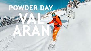 SNOWBOARD Baqueira Beret Powder day [upl. by Waldo]