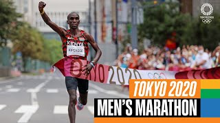 Kipchoge 🇰🇪 wins marathon gold again 🥇  Tokyo Replays [upl. by Anirbus342]