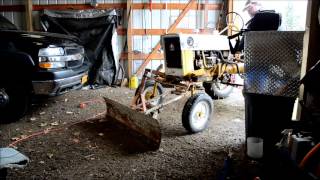 1967 International Cub Grader Blade Install [upl. by Vijar]