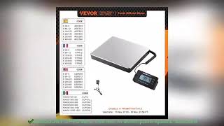 ✔️VEVOR 440lbs Digital Shipping Scale with Timer Tare Function HD LCD Sc [upl. by Jaynell]