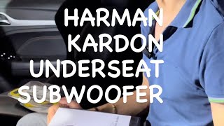 PREMIUM QUALITY ULTRA COMPACT UNDERSEAT SUBWOOFER  HARMAN KARDON👌👌 [upl. by Nehr]