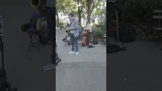 NYC Live Jazz Band in the park [upl. by Adnamaa]