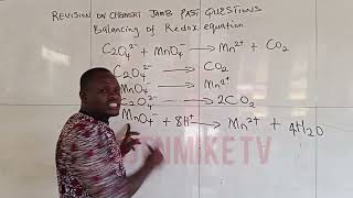 balancing of redox equation in acidic condition [upl. by Stanley]