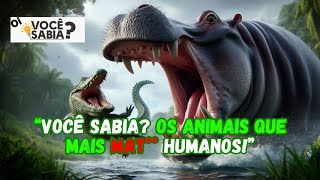 Os 6 Animais Mais perigosos do Mundo Você Não Vai Acreditar no TOP 1 [upl. by Enilorac76]