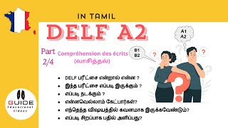 DELF A2  Part 2 4  in tamil [upl. by Neeron]