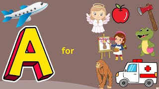 Learning Letter Aa Word  Vocabulary words  Educational Poems for Kids by Kidslearnndgrow [upl. by Vas757]