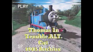 Thomas in Trouble ALTERNATE SCRIPT AND FOOTAGE 1985 archive UK [upl. by Naresh]