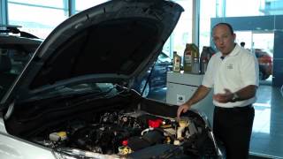 How To Check Your Windscreen Washer Liquid  Subaru Australia [upl. by Ecilahc297]