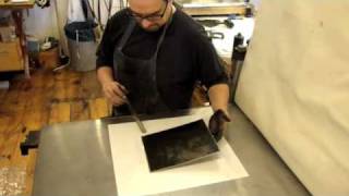 Paul Taylor Copper Plate Photogravure Printing [upl. by Nerehs675]