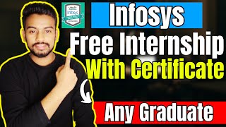 Infosys Providing Free Internship  Biggest Hiring  Certificate  Any Graduate  internship [upl. by Ahsakal]