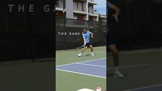 Stefanos Tsitsipas vs Petros Tsitsipas Tennis Practice at The Academy [upl. by Pickford]