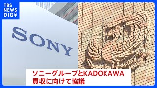 ソニーグループがKADOKAWAの買収を検討｜TBS NEWS DIG [upl. by Psyche]