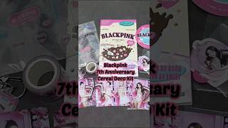 BLACKPINK Cereal Deco Kit 7th Anniversary Unboxing blackpink bornpink blackpinkunboxing [upl. by Enerak597]