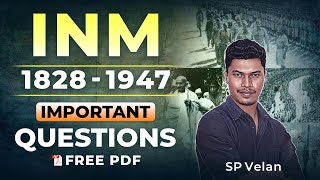 Target TNPSC Group 4  INM  18281947  Important Questions  SP Velan  Veranda Race [upl. by Aina]