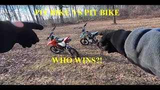 Pit Bike vs Pit Bike SSR 125 vs Monster Joe 125 [upl. by Naor]