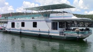 HOUSEBOAT FOR SALE  Sumerset 16x73 CLEAN [upl. by Ugo54]