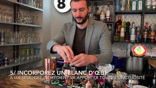 Cocktail de Noël  un bar de Lille nous donne une recette facile à faire à la maison [upl. by Hgielhsa]