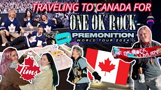 ONE OK ROCK  Concert amp Travel Vlog  Toronto 🇺🇸 → 🇨🇦 PREMONITION TOUR 2024 With AngelinaEonni88 [upl. by Odranar]