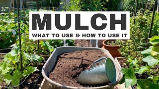 MULCHING YOUR GARDEN WHAT to use and HOW to use it [upl. by Enimsaj]