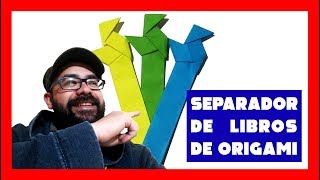 📚 📖 ¿Es un separador de libro de Origami 😱 ▶️ Diseño de Carlos Pomarón [upl. by Suolevram347]