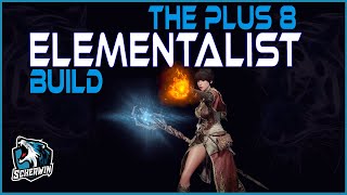 Elyon Korea  Elementalist The 8 Build  ez lvl 4344 aoe grind [upl. by Okier]