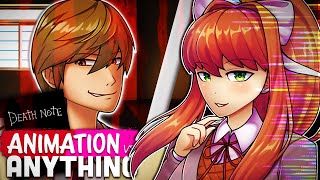 Light Yagami vs Monika  Rap Battle ANIMATION VS ANYTHING CH II [upl. by Bazil]