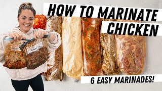 How to Marinate Chicken With 6 Easy Marinades [upl. by Sirrap]