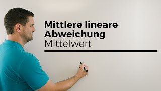 Mittlere lineare Abweichung vom Mittelwert Häufigkeitsverteilung Statistik  Mathe by Daniel Jung [upl. by Tarazi]