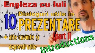 Sa invatam Engleza  PREZENTAREAINTRODUCTION part 1  Lets learn English cu traducere [upl. by Poock]