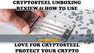 Cryptosteel unboxing Review and How to Use [upl. by Alaehcim]