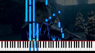 Lindsey Stirling Carol of the Bells Tutorial Piano [upl. by Drolet]