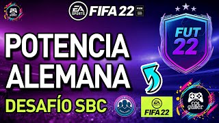 FIFA 22  DESAFÍO SBC  POTENCIA ALEMANA  SOBRE DE 12500 MONEDAS ¿VALE LA PENA  SIN LEALTAD 😍😱🎮 [upl. by Honeywell]