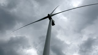 Wind farm Zeewolde Flevoland Holland Europe [upl. by Enetsuj770]