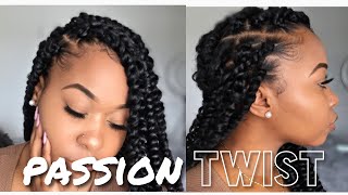 How To Easy PASSION Twist Using Rubber Band Method  Stepbystep  Beginner Friendly  Kinzey Rae [upl. by Atteras]