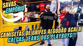 O MELHOR FORNECEDOR DE CAMISETAS E CALÇAS JEANS DE GRIFES DE LUXO DO BRÁS camisetas brás jeans [upl. by Jacquie]