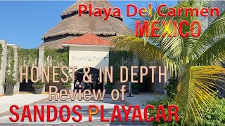 Sandos Playacar Beach Resort  Playa Del Carmen  HONEST Review amp Tour [upl. by Nord]