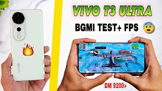 Vivo T3 Ultra 5G Bgmi Pubg Test  Graphics setting gyro  vivo t3 ultra bgmi gaming battery test [upl. by Lleuqram]