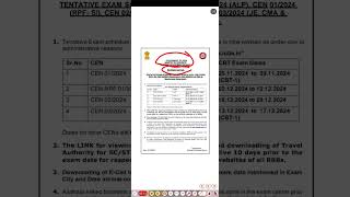 REVISED RRB EXAM DATE। RRB OFFICIAL NOTICE।ALP exam date RRB technician EXAM DATE [upl. by Anallise445]