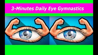 Effective eyes exercises to restore vision Heal your eyesight [upl. by Ecyned]