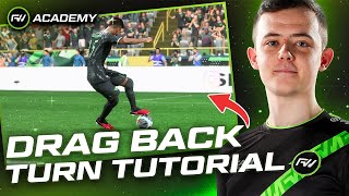 DRAG BACK TURN TUTORIAL FC24  FUTWIZ Academy [upl. by Nevil435]