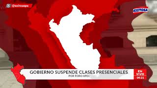 INOPORTUNA SUSPENSIÓN DE CLASES PRESENCIALES POR APEC [upl. by Arytas]