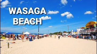 WASAGA BEACH Best Beach in Ontario Canada [upl. by Arukas]