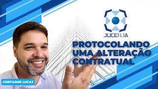 PROTOCOLEI UMA ALTERAÇÃO CONTRATUAL NA JUCERJA [upl. by Bondon]